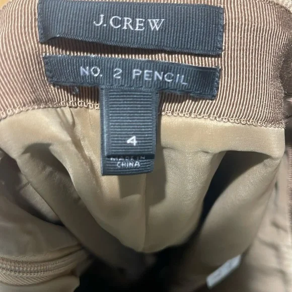 J.Crew No. 2 Pencil Wool Skirt- Camel ✨ - Picture 10 of 12